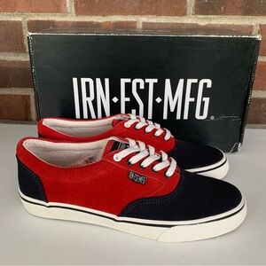 Iron Fist Simsole Red Blue Lace Up Sneakers Men’s US 7 M NEW